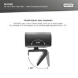DIGITUS 4K All-in-One Video Bar ePTZ, AI, 2x mikrofon/1x reproduktor