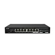 Tenda TEM2010F - 8x 2.5G RJ45 + 2x 2.5G SFP port, VLAN, MAC 16K, ochrana 6kV, propustnost 50 Gb/s