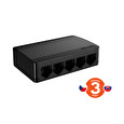 Tenda SG105M - 5x Gigabit Desktop Ethernet Mini Switch, 10/100/1000 Mb/s, 10Gb/s, fanless