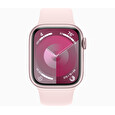 Apple Watch S9 Cell/41mm/Pink/Sport Band/Light Pink/-M/L