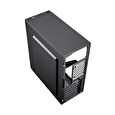 Gembird Fornax M100B/Midi Tower/Transpar./Černá