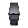 Gembird Fornax M100 RGB/Midi Tower/Transpar./Černá