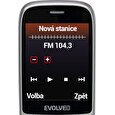 EVOLVEO EasyPhone FS, vyklápěcí mobilní telefon 2.8" pro seniory s nabíjecím stojánkem (červená barv