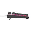 Genesis tichá herní klávesnice THOR 303/TKL/CZ/SK/RGB/Outemu Peach/Drátová USB/CZ-SK layout/Černá