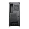 1stCOOL GAMER 4 transparent, skrinka ATX, 2xfan, 3xUSB3.0 + USB-C, čierna