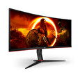 AOC LCD herní CU34G2XP 34" zakřivený VA 21:9 FreeSync/3440x1440@180Hz/1ms/400cd/80mil:1/2xHDMI/2xDP/4xUSB/VESA
