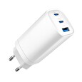 Gembird PD nabíječka 1xUSB-A 2xUSB-C 65W bilá