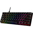 HyperX 60 Alloy Origins AQU/Drátová USB/US layout/Černá