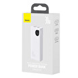 Baseus Adaman2 powerbanka 10000 mAh 30W 2xUSB/USB-C bílá