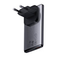 Baseus Nabíječka do sítě GaN5 Pro Ultra Slim USB-C/USB-A 65 W šedá