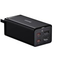 Baseus Nabíječka do sítě GaN5 Pro 2x USB-C/USB-A/HDMI 67W kabel 1.5m/USB-C kabel 1m černá