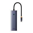 Baseus hub Ultra Joy USB 6v1 (USB-C/1xHDMI4K30Hz/3xUSB 3.0/1xPD/RJ45) šedý