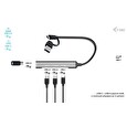 I-TEC USB-A/USB-C Metal HUB 1x USB-C 3.1 + 3x USB 2.0