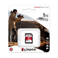 Kingston paměťová karta 1TB Canvas React Plus SDXC UHS-II 280R/150W U3 V60 for Full HD/4K