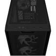 ASUS A21 CASE Transparent Glass BLACK, 4x ARGB LED fan, mATX, čierna