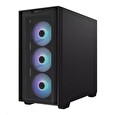 ASUS A21 CASE Transparent Glass BLACK, 4x ARGB LED fan, mATX, čierna