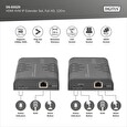 DIGITUS DS-55529 HDMI KVM IP Extender sada, Full HD, 60 Hz, 120m, černá
