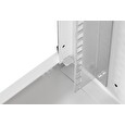 DIGITUS DN-49204 Nástěnná skříň 4U, SOHO PRO, nesmontovaná, 19", 240 x 540 x 400 mm, šedá (RAL 7035)