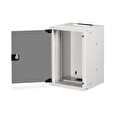 DIGITUS DN-49102 Nástěnná skříň 9U, SOHO PRO, nesmontovaná, 10", 460 x 315 x 300 mm, šedá (RAL 7035)