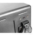 DIGITUS Nabíjecí vozík, 14", USB-C, elektronický PIN zámek,16 nabíjecích základen, ventilátor, 384 x 550 x 375 mm, černá