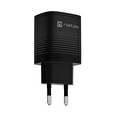 Univerzální USB nabíječka Natec RIBERA GaN 1X USB-A + 1X USB-C 30W, černá