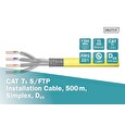 DIGITUS DK-1743-A-VH-5-LD Instalační kabel CAT 7A S/FTP, 500 m, simplex, Dca-s1a d1 a1