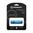 16GB USB Ironkey Vault Privacy 50C AES-256