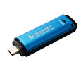 Kingston Ironkey Vault Privacy 50C/512GB/USB 3.2/USB-C/Modrá