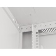 LANBERG Nástěnná jednodílná skříň 19", 9U 600x600 snadná a rychlá montáž (v rozloženém stavu) šedá (RAL7035)