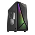 FSP CMT195A/Midi Tower/Transpar./Černá