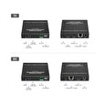 PremiumCord 4K@60Hz HDMI nekompresovaný extender na 120m přes LAN, over IP