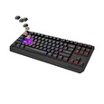 GENESIS herní klávesnice THOR 230/TKL/RGB/Outemu Panda/Bezdrátová USB + Bluetooth/US layout/Černá