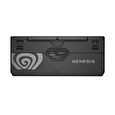 GENESIS herní klávesnice THOR 230/TKL/RGB/Outemu Panda/Bezdrátová USB + Bluetooth/US layout/Černá