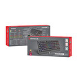 GENESIS herní klávesnice THOR 230/TKL/RGB/Outemu Panda/Bezdrátová USB + Bluetooth/US layout/Černá