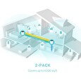 TP-LINK Deco X55(2-pack) - AX3000 Wi-Fi 6 Mesh systém pro pokrytí celé domácnosti - HomeShield - (2-pack)
