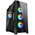 COUGAR PC skříň DUOFACE Pro RGB Mid Tower TG & Airflow Front Panel 4 x ARGB Fans TG Left Panel