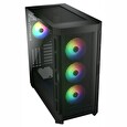 COUGAR PC skříň DUOFACE Pro RGB Mid Tower TG & Airflow Front Panel 4 x ARGB Fans TG Left Panel
