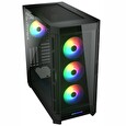 COUGAR PC skříň DUOFACE Pro RGB Mid Tower TG & Airflow Front Panel 4 x ARGB Fans TG Left Panel