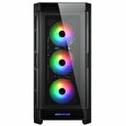 COUGAR PC skříň DUOFACE Pro RGB Mid Tower TG & Airflow Front Panel 4 x ARGB Fans TG Left Panel