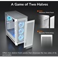 COUGAR PC skříň DUOFACE Pro RGB Mid Tower TG & Airflow Front Panel 4 x ARGB Fans TG Left Panel