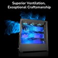 COUGAR PC skříň DUOFACE Pro RGB Mid Tower TG & Airflow Front Panel 4 x ARGB Fans TG Left Panel