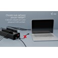 I-TEC USB-C/USB-A Metal Charging + Data HUB, 15W/port, 20x USB-C, 360W