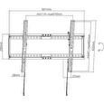 Držák Brateck LP72-46T pro TV 37"-80" 75kg polohovatelný nástěnný