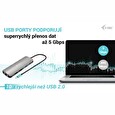 I-TEC dokovací stanice USB-C Metal Nano 2x HDMI, Power Delivery 100W + univerzální nabíječka 100W (bundle)
