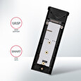 AXAGON EEM2-UB2 USB-C 10Gbps - M.2 NVMe SSD ARROW box, černý