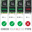 AXAGON EEM2-GTS2, USB-C 10Gbps - M.2 NVMe & SATA SSD kovový THIN box, bezšroubkový