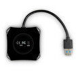 AXAGON HUE-S1B, 4x USB3.0 QUATTRO hub, 16cm kabel