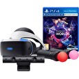 Sony PS4 VR headset + Kamera + MOVE Twin Pack + VR WORLDS