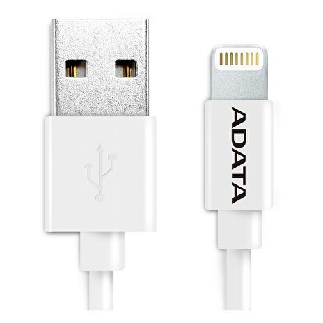 ADATA Sync & Charge Lightning kabel - USB A 2.0, 200cm, bílý