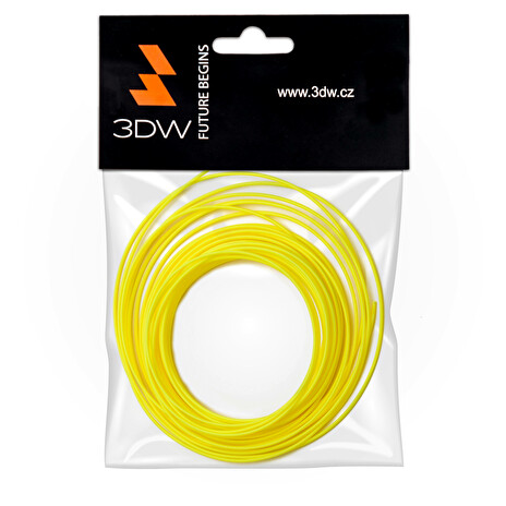 3DW - HiPS filament 1,75mm žlutá, 10m, tisk 200-230°C